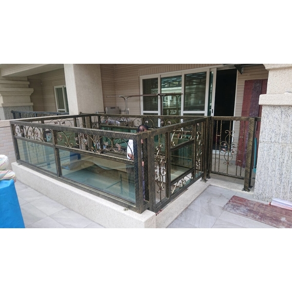 鍛造欄桿 部分修改 安裝-興泰工程行