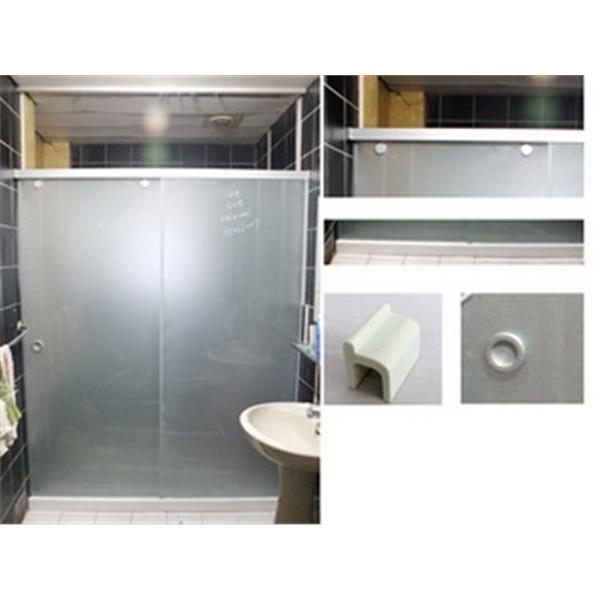 淋浴滑門 霧玻,宏易玻璃五金行