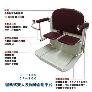 雙人及平台樓梯升降椅_各部位介紹 , 騰城科技有限公司