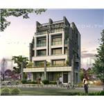 建築外觀透視圖 - 邏輯空間工作室