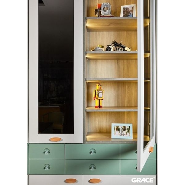 米拉之家電視雙面櫃