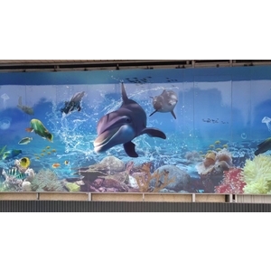 3D立體異相幻變鋁格柵-氟藝彩飾金屬板