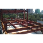 噴砂+磷酸鋅底漆後吊裝 - 灃泉土木包工有限公司