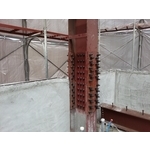 增建柱接續 滿焊剛接合後加勁版高張力扭斷螺絲 - 灃泉土木包工有限公司