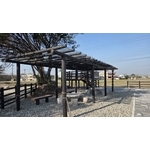 仿櫟木花架座椅 - 三榮建材工業股份有限公司
