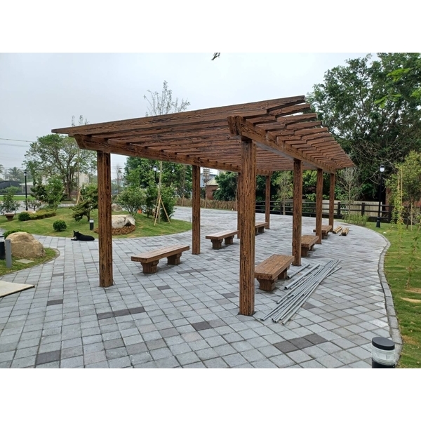 仿木花架,三榮建材工業股份有限公司