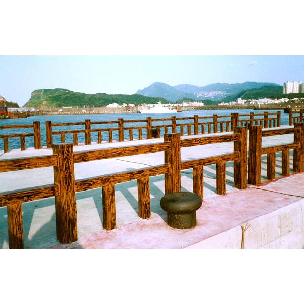 B-10Y特訂仿燒杉欄杆,三榮建材工業股份有限公司