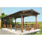 特訂仿木休憩亭 - 三榮建材工業股份有限公司