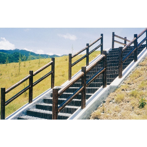 仿木階梯、仿木欄杆