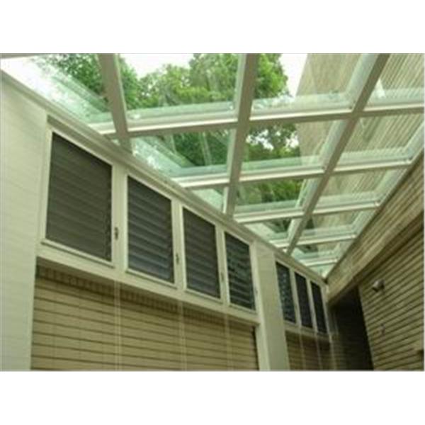 玻璃採光罩,銘得玻璃工程行