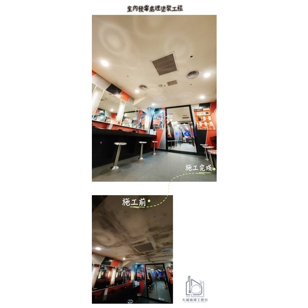 營業場所室內發霉處理塗裝工程