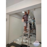 透天雙車庫-造型拼色牆 - 大誠油漆工程行