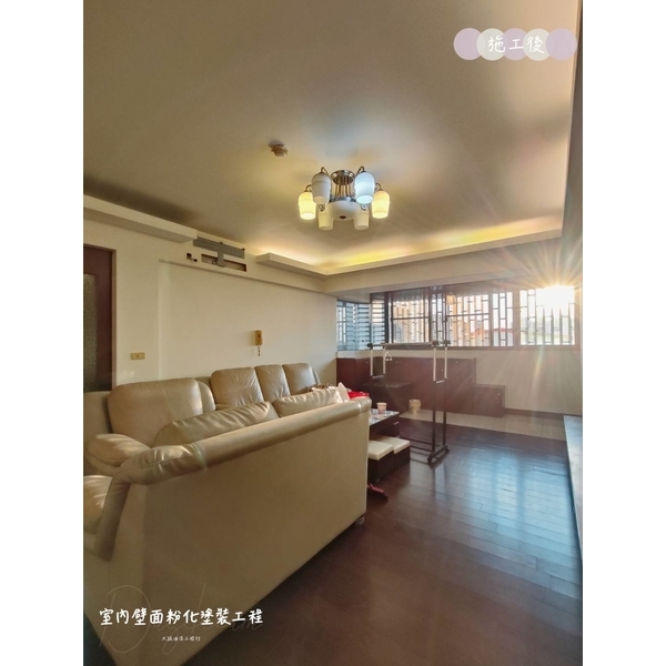 室內壁面粉化塗裝工程 室內壁面粉化塗裝工程-大誠油漆工程行