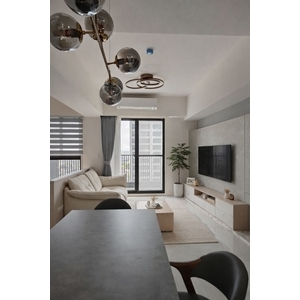 現代簡約室內漆作丨藝術漆 × 烤漆