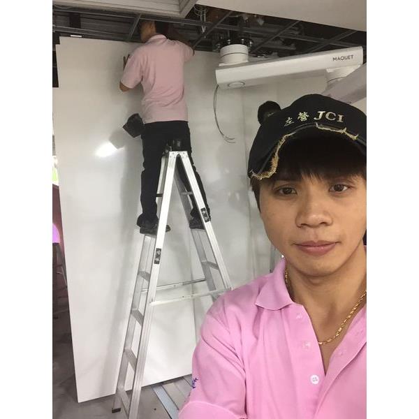 三扇走單重疊鉛板門-豪品自動門工程有限公司