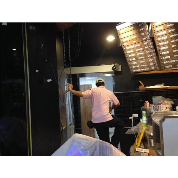 不鏽鋼上下料式自動門