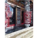 廟宇-玻璃推開完工側面圖 - 豪品自動門工程有限公司