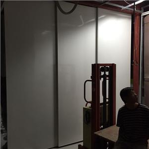 三扇走單重疊鉛板門