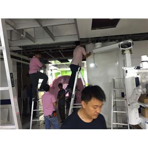 三扇走單重疊鉛板門