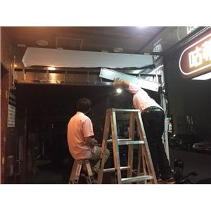 空氣門骨科施工中
