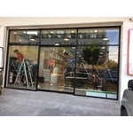 雙開烤漆黑玻璃自動門 - 豪品自動門工程有限公司