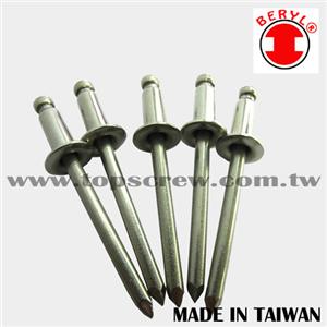 白鐵／鐵拉釘(半鋼拉釘),螺峰金屬工業股份有限公司