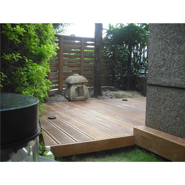 南洋櫸木平台、圍籬,尼可企業社