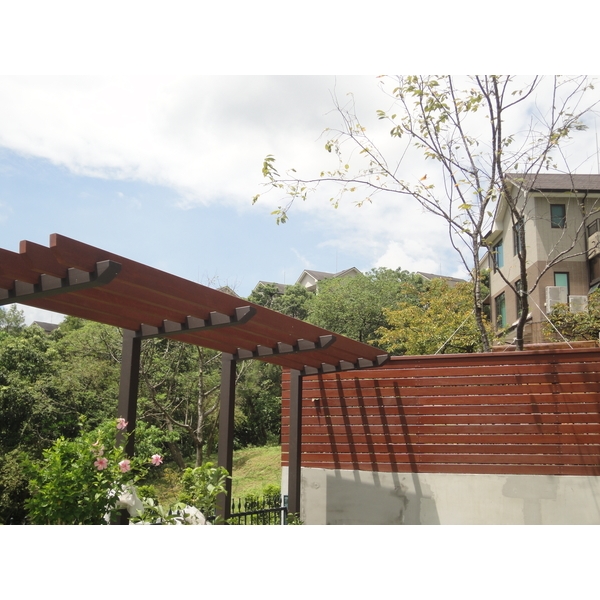 南洋櫸木花架 木圍籬 南洋櫸木花架 木圍籬,尼可企業社