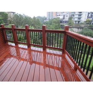 金檀木景觀平台 欄杆