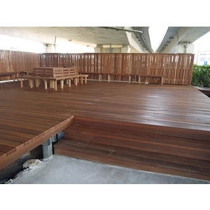 機場捷運 鋼構木平台