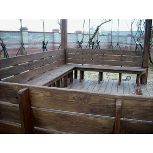 南方松 採光 花架