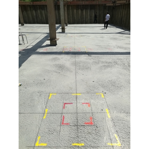 淨水廠模板放樣