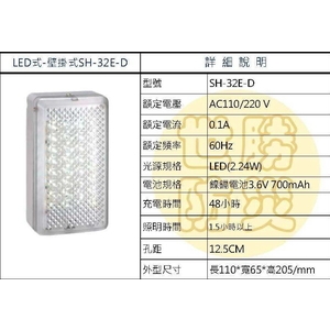 壁掛式LED燈 , 世勝防災設備工程有限公司