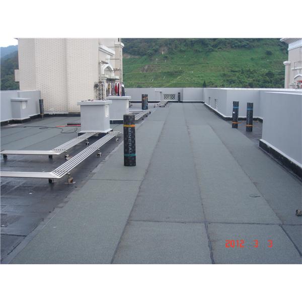 防水毯施作中,安雅順實業有限公司