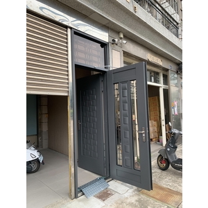 不鏽鋼內外玄關門