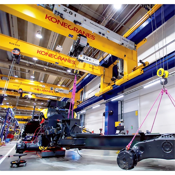 科尼起重解決方案，助 Ponsse 實現彈性組裝，全面升級生產效率！,台灣科尼起重機設備有限公司