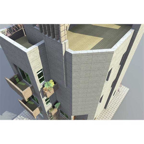 住宅外觀透視及陽台、露台