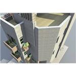 住宅外觀透視及陽台、露台 - 陳孟男建築師事務所