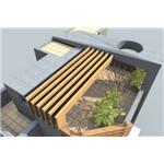 住宅平台透視-陳孟男建築師事務所