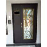 鍛造子母門(孔雀開屏)-金世興門窗行