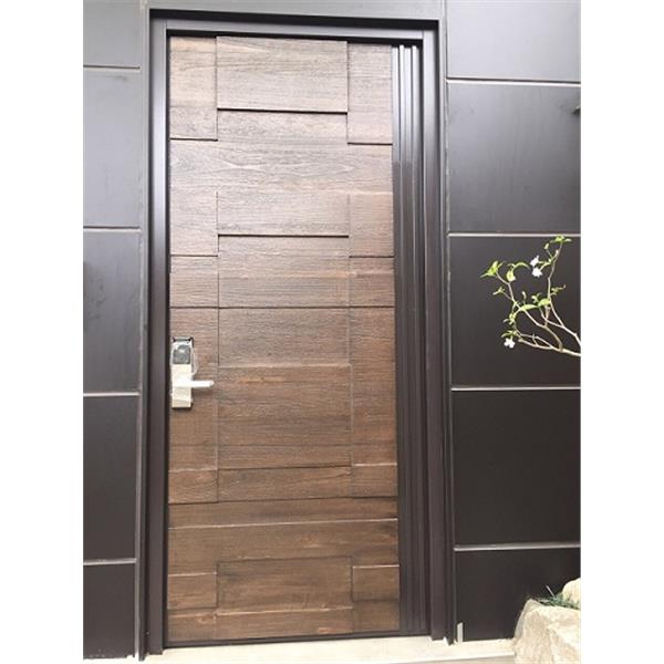 鋼木門(密碼鎖)