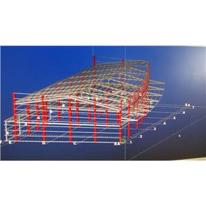 鋼構工程結構圖 , 頂鉅鋼鐵有限公司
