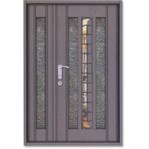 G7-138-12 鐵灰砂鑄鋁門中門 , 鑫德旺企業有限公司