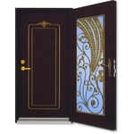 G7-030-21 紅古銅烤漆鳳梨花門 , 鑫德旺企業有限公司