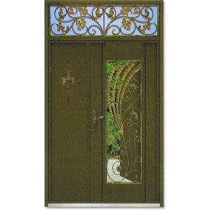 G7-090-13 黃古銅鍛造門中門,鑫德旺企業有限公司