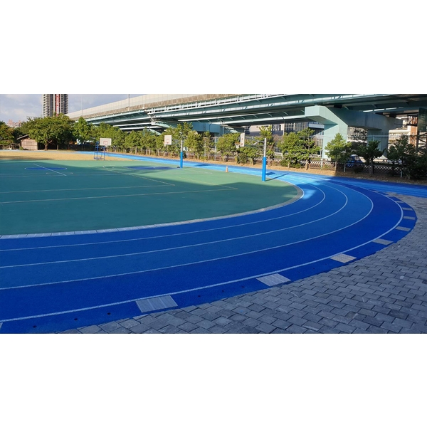 彩色止滑工程及無障礙彩妝防滑溝蓋