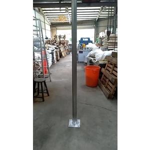 SH-PS60240T-4D 2吋*240cm鍍鋅管加焊底座(加4個三角鐵),旭宏國際有限公司