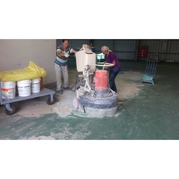 磨除老舊epoxy塗料地坪
