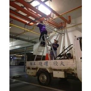 一極社區疏通維護污水管施工照片