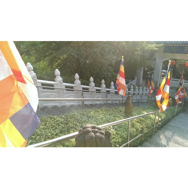 白鐵欄杆扶手施作-三峽區迦葉禪寺-鴻昇鐵工廠